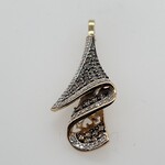 10 Kt YG Diamond Pendant 1.0 Ctw