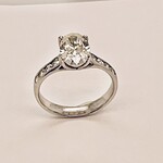 14Kt WG 1.94 Ctw 6 Engagement Ring Size 6 (MEMO)
