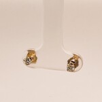 14 Kt YG Diamond Stud Earrings .20 Ctw