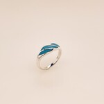 SIlver Turquoise Fashion Ring #8.25