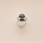 Synthetic Opal Fashion Ring