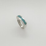 Sterling Silver Turquoise Fashion Ring #6