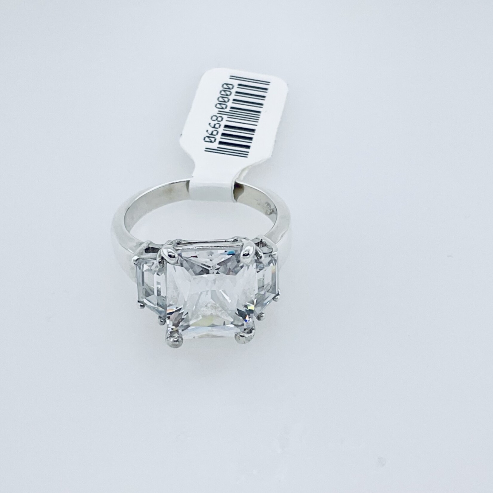 Sterling Silver CZ Fashion Ring Size 8.5