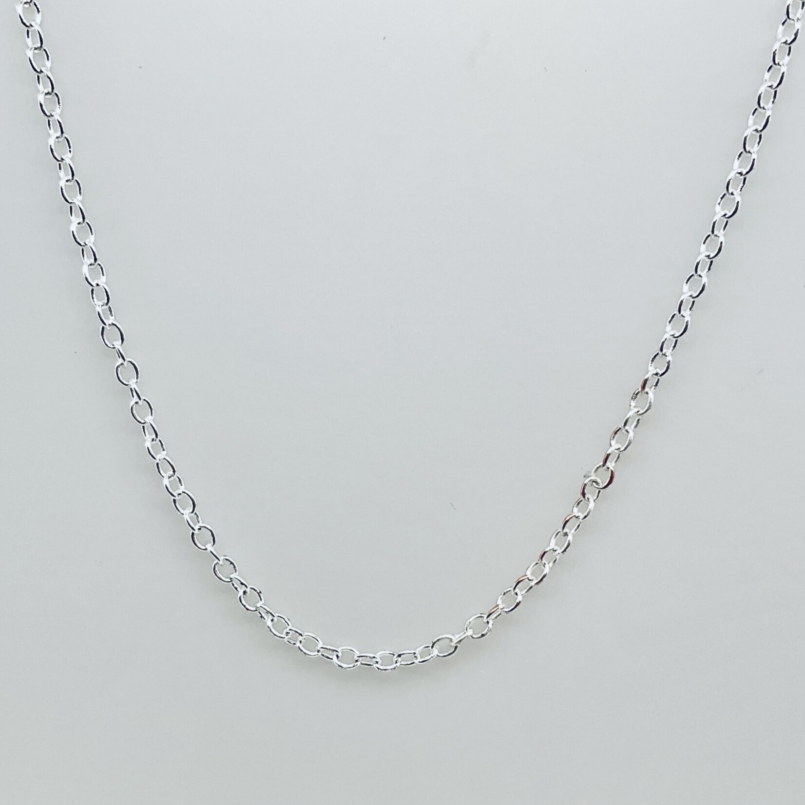 Sterling Silver 18 Inch Cable Chain