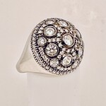 Sterling Silver CZ Ring #8.5