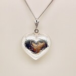 Sterling Silver Chain (20") & Heart Pendant