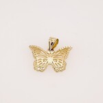 10 Kt YG Butterfly Pendant