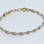 14K Braided Bangle