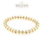 Gold Plated  5mm Pearl Bracelet