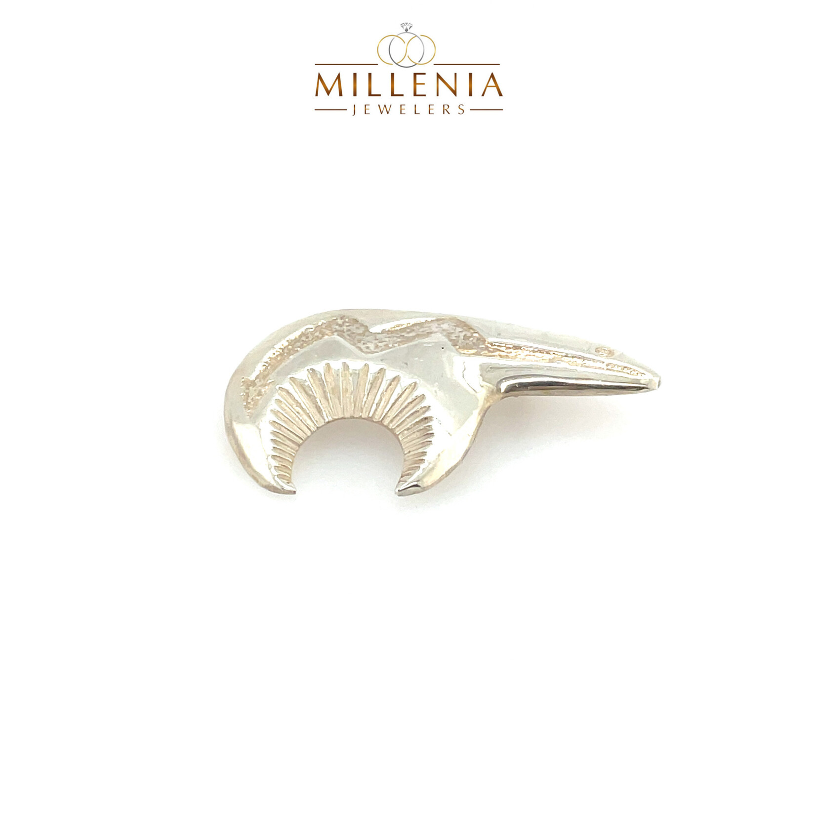 Native American Sterling Silver Bear Pin