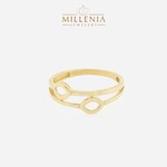 14K Double Marquise Ring, Size 8