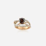 14k Rose Gold Chocolate Diamond Ring