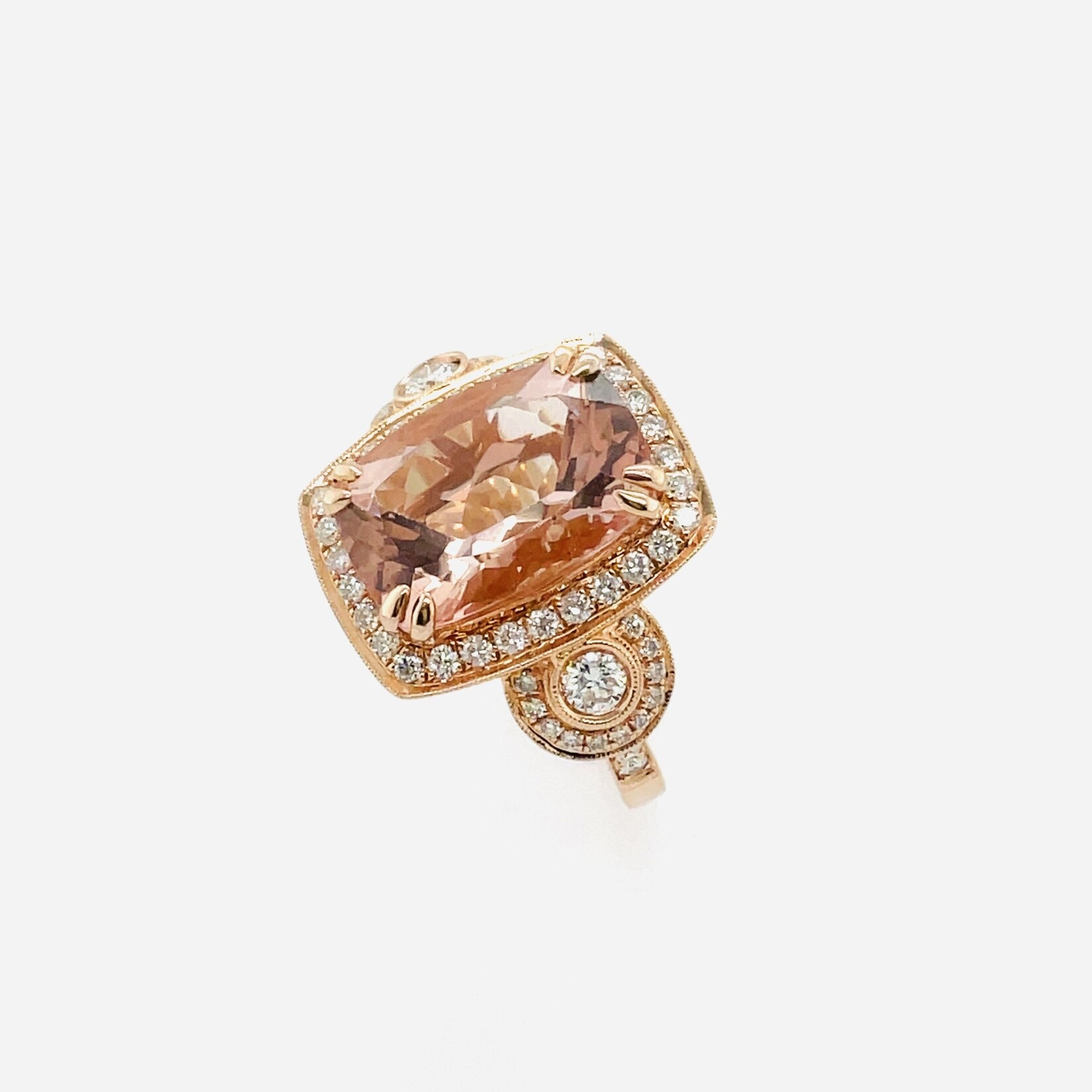 Ladies .580 Ctw Fashion Ring / Rose Gold Size 6