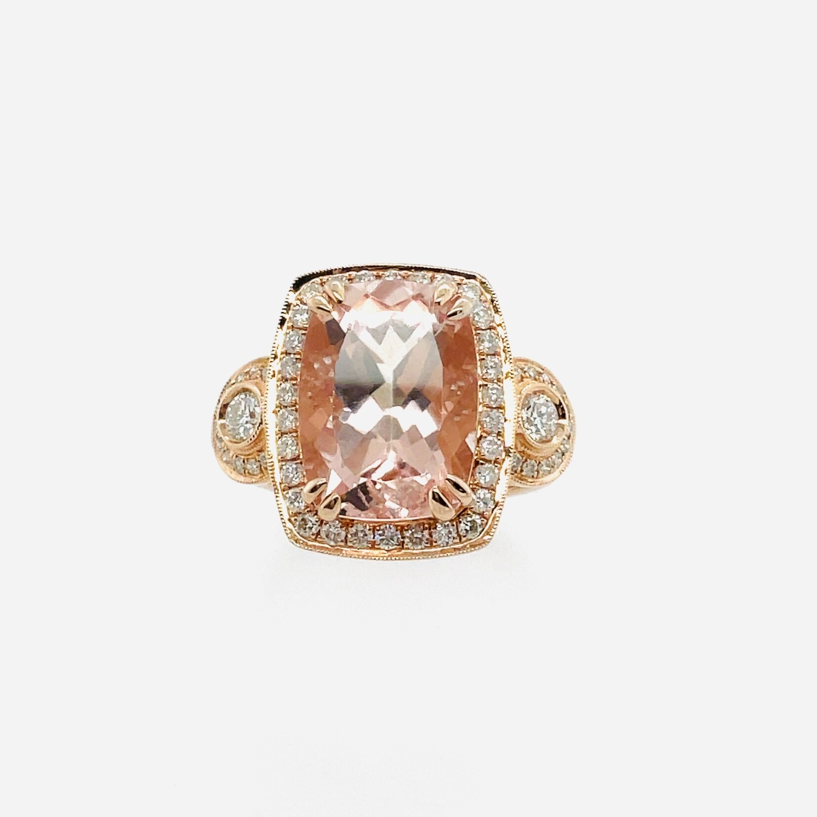 Ladies .580 Ctw Fashion Ring / Rose Gold Size 6