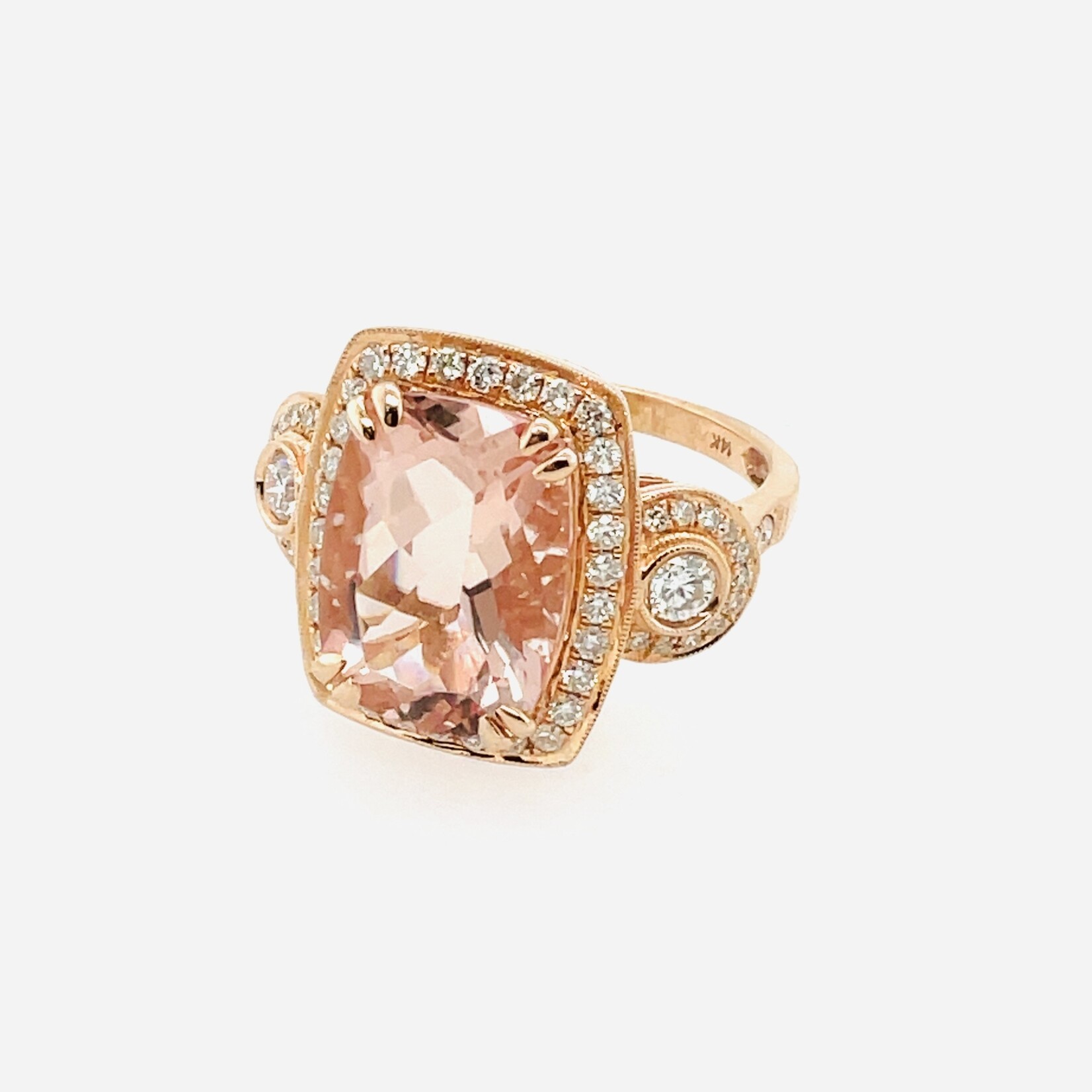 Ladies .580 Ctw Fashion Ring / Rose Gold Size 6