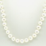 14Kt YG 18" Pearl (5.5-6.5mm) Necklace