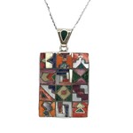 Colorful Geometric  Pendant/Necklace