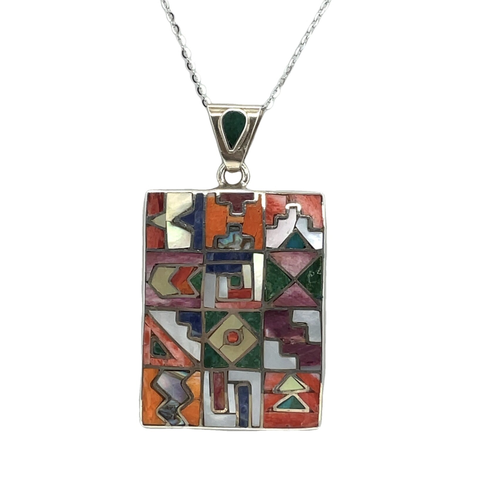 Colorful Geometric  Pendant/Necklace