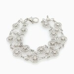 Double Row Fancy Bracelet