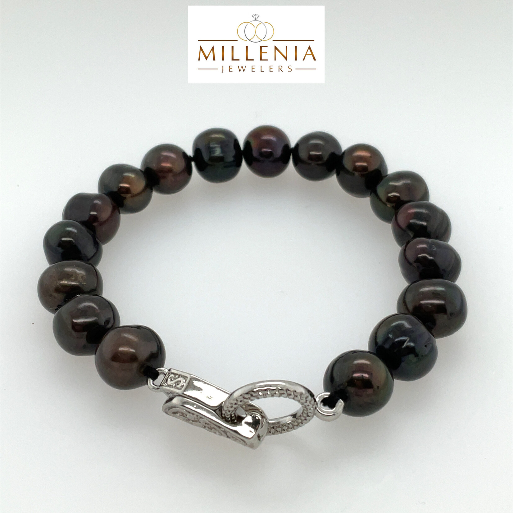 Brown Pearl Bracelet 8'