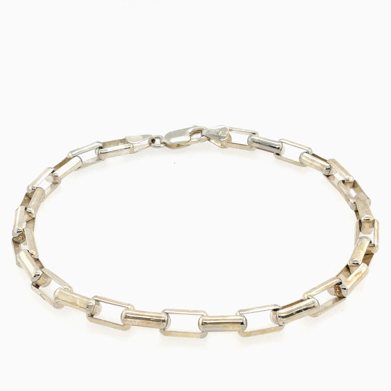 Men's 9.5" Silver Link Bracelet