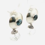 Sterling Silver Topaz Earrings