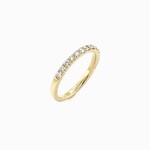 14K Diamond Wedding Band Size 6