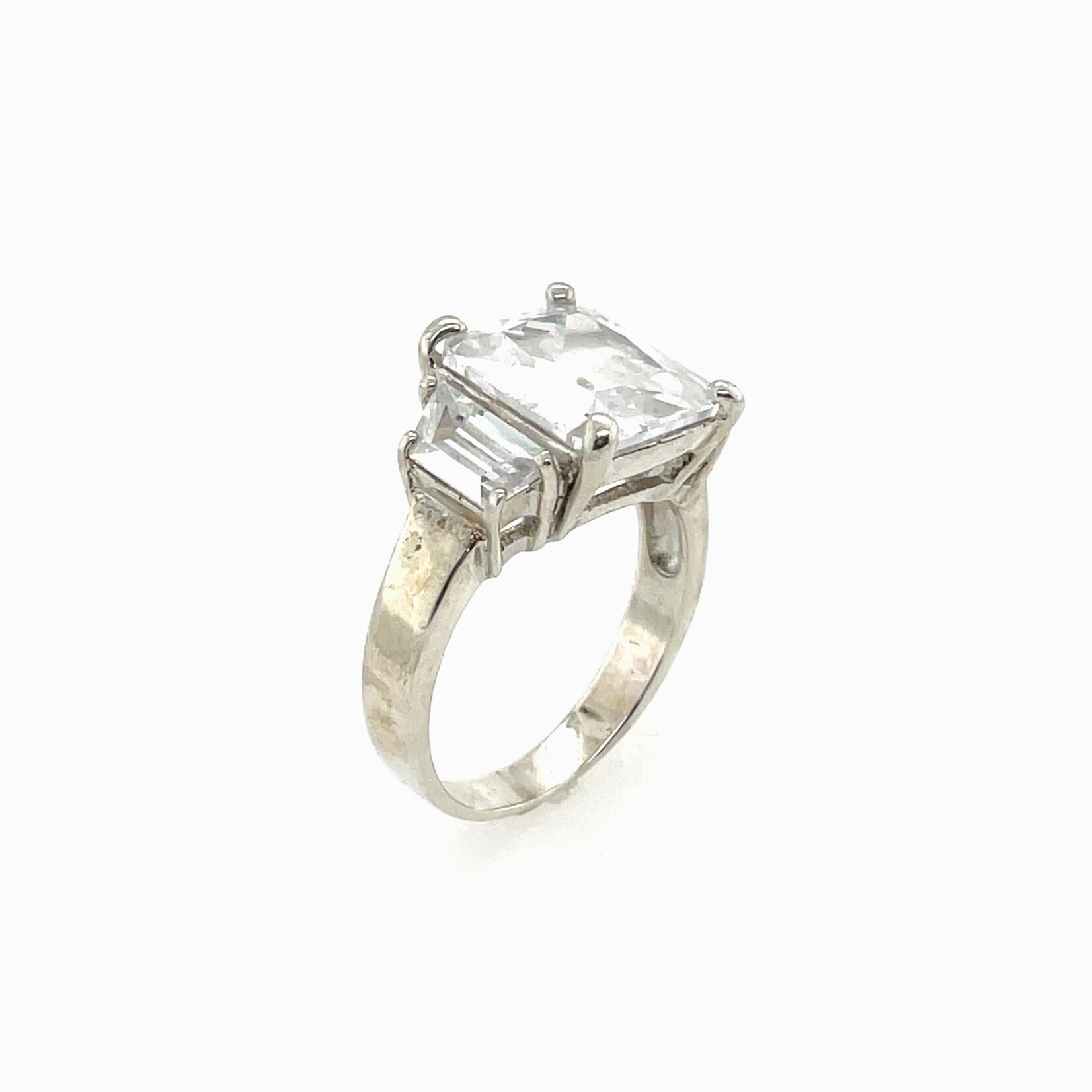 Sterling Silver CZ Fashion Ring Size 8.5