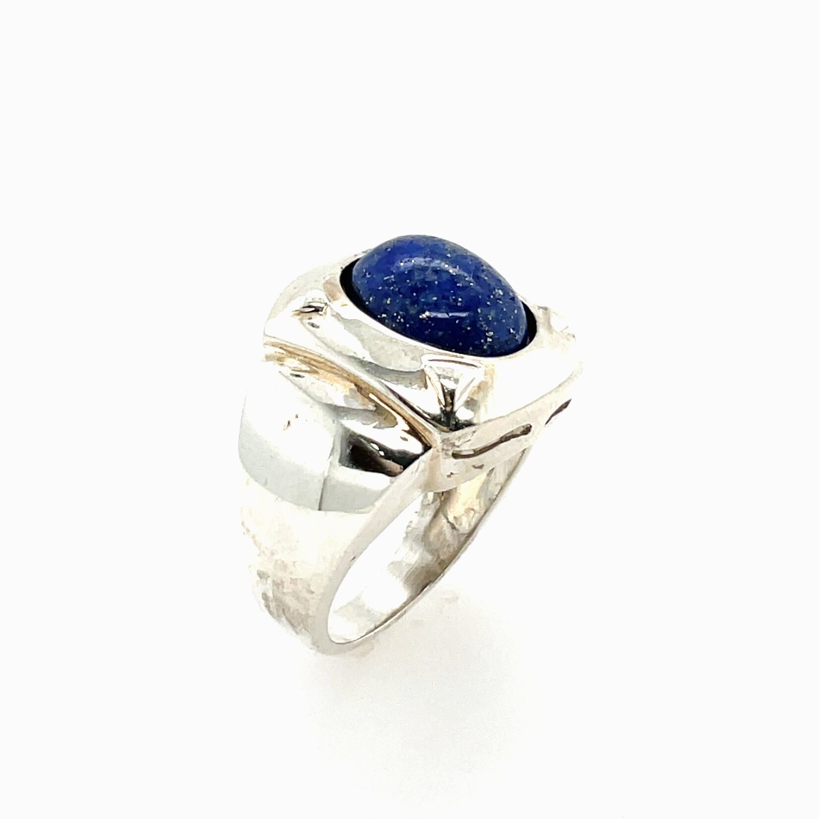 Sterling Silver Lapis Stone Ring Size 7