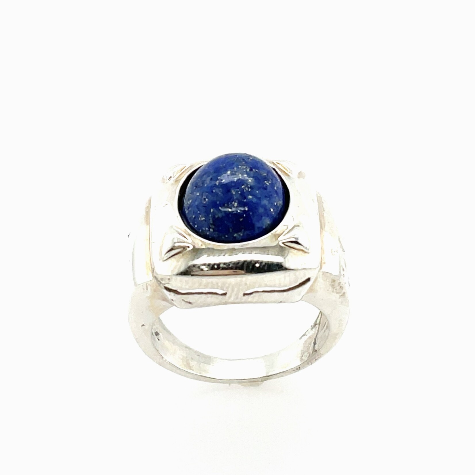 Sterling Silver Lapis Stone Ring Size 7