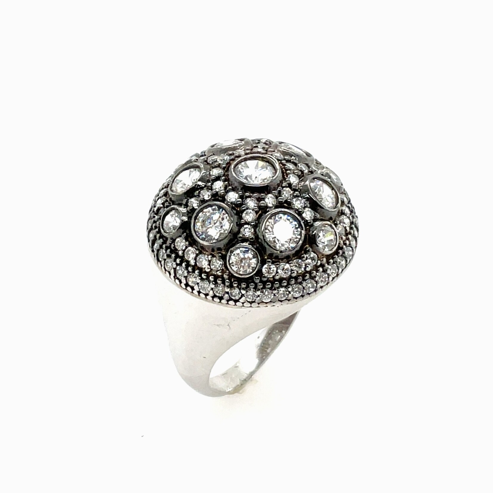 Sterling Silver CZ Ring #8.5