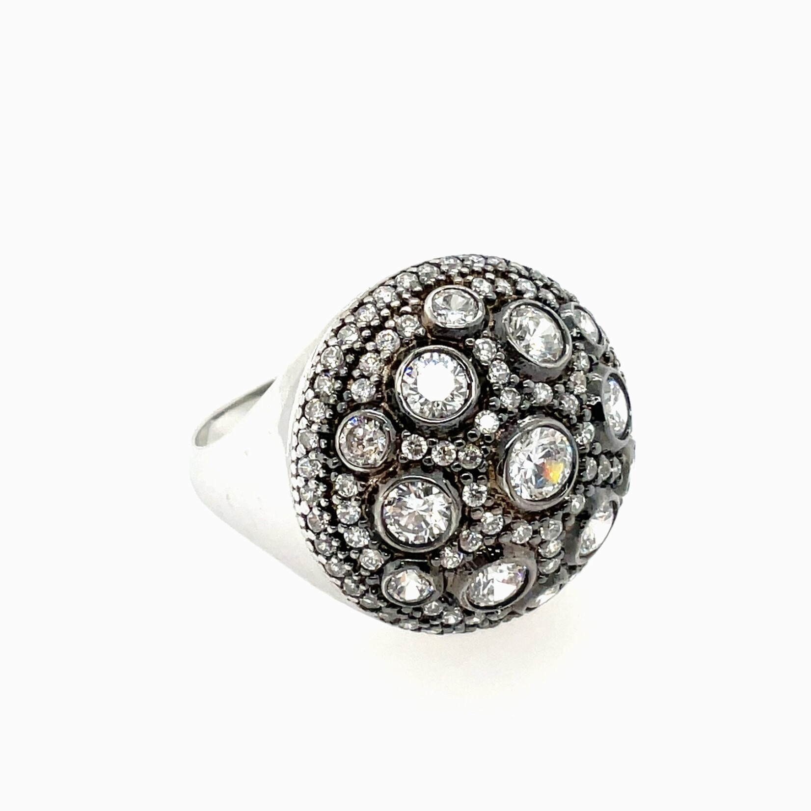 Sterling Silver CZ Ring #8.5