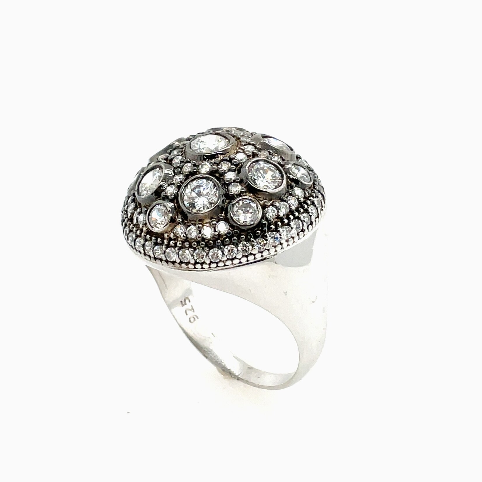 Sterling Silver CZ Ring #8.5