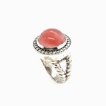 Rose Quartz Ring, Size 7.75