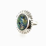 Synthetic Opal Ring, Size 5