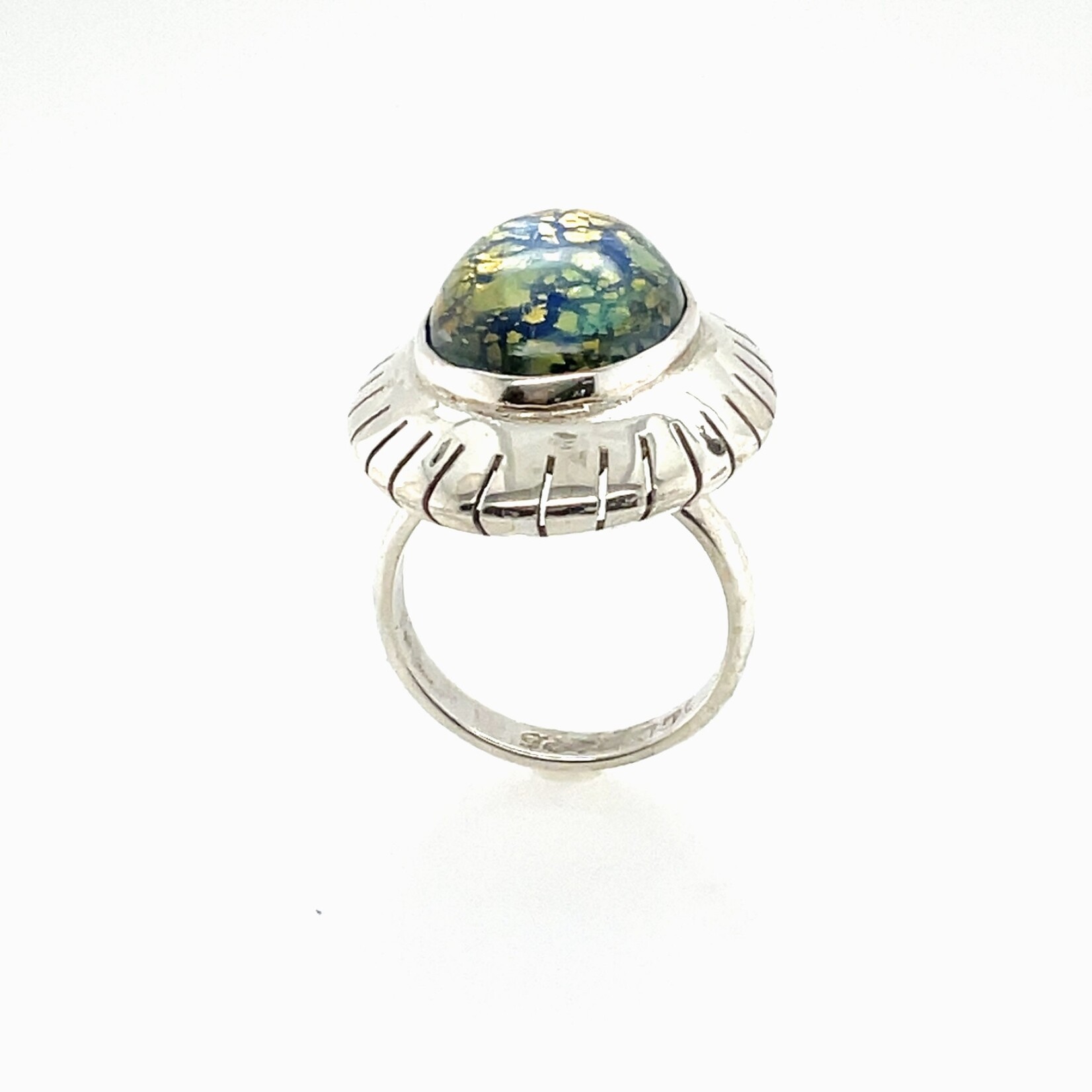 Synthetic Opal Fashion Ring