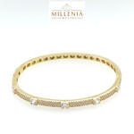 Pave Round Stone Bracelet