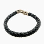 Black Leather Bracelet
