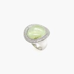 Green Quartz Ring, Size 7