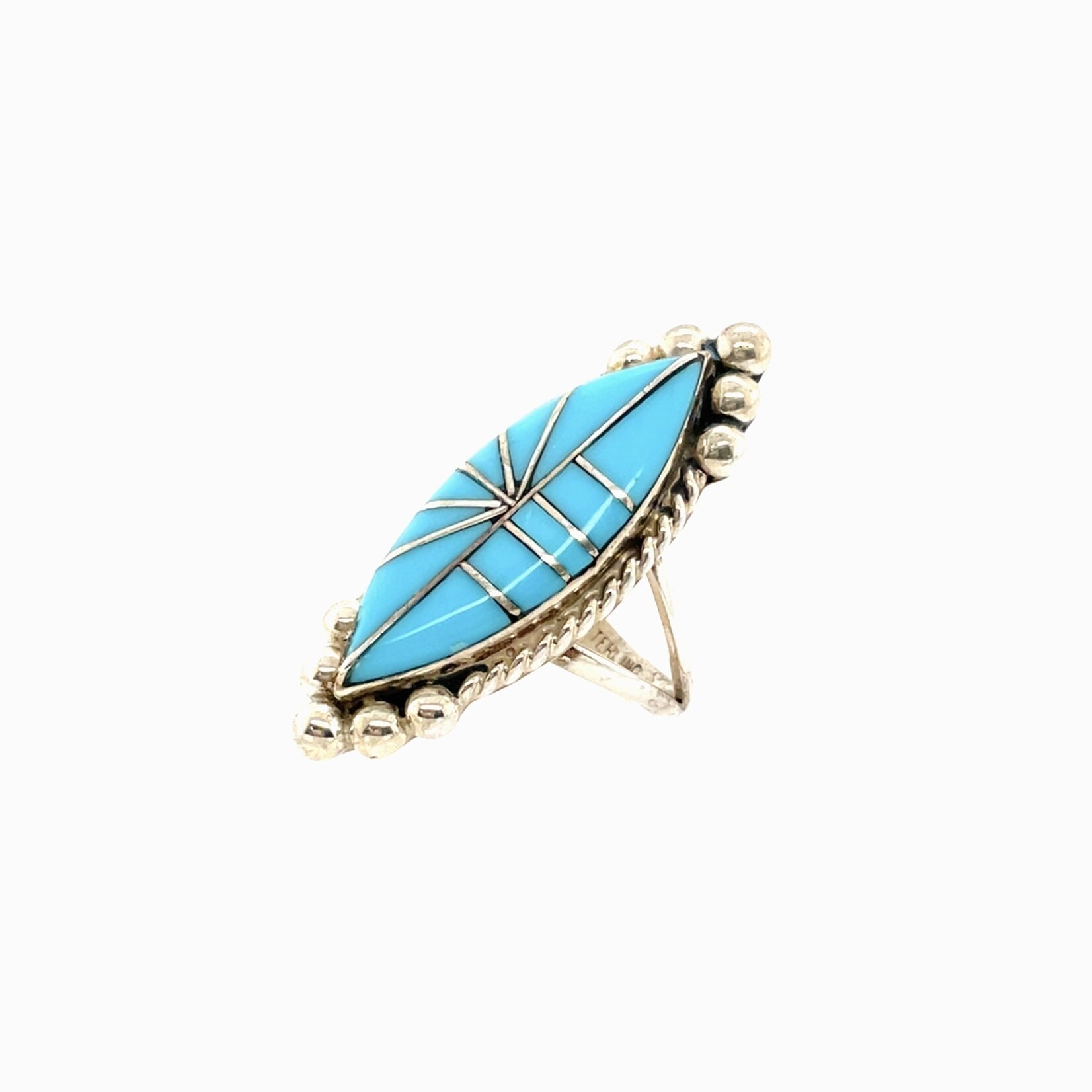 Ladies Turquoise Fashion Ring Size 6