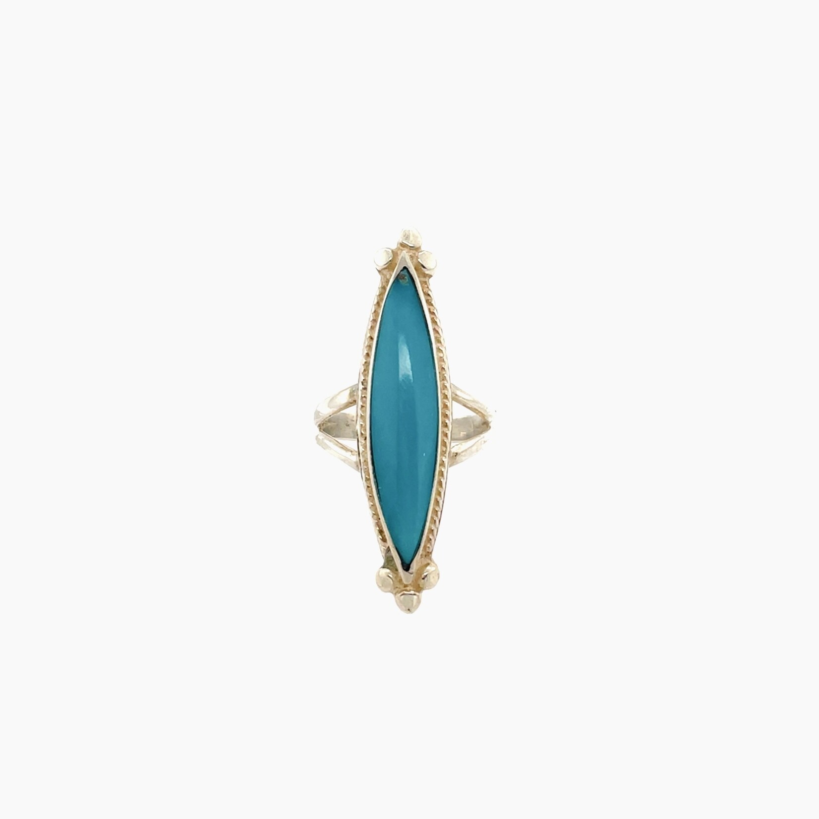 Ladies Turquoise Fashion Ring Size 5.5