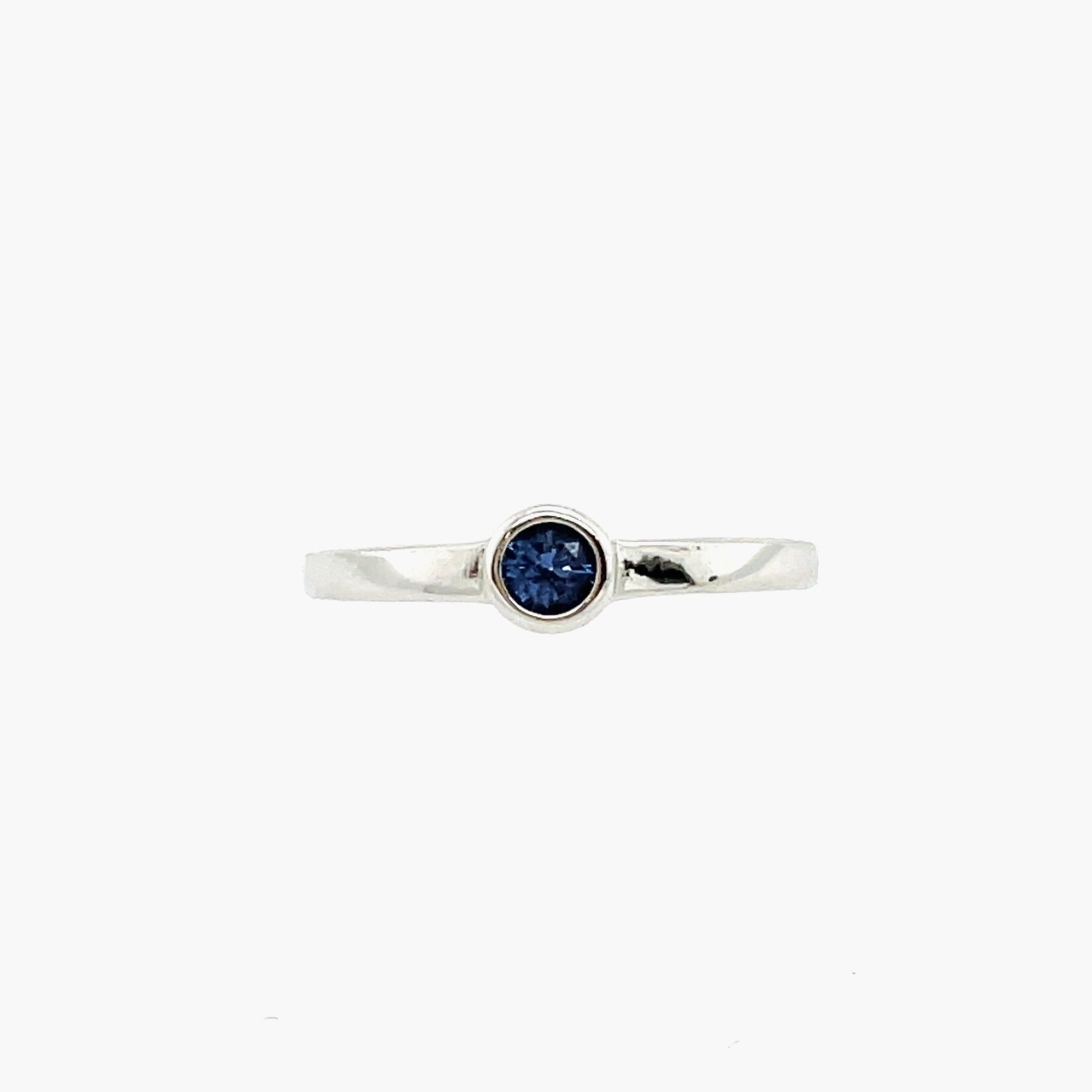 In Season Jewelry Silver Simulated December Birthstone CZ Baby Ring SZ 3