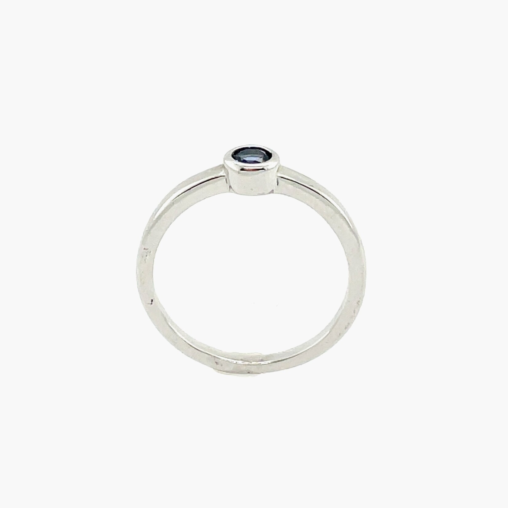 In Season Jewelry Silver Simulated December Birthstone CZ Baby Ring SZ 3