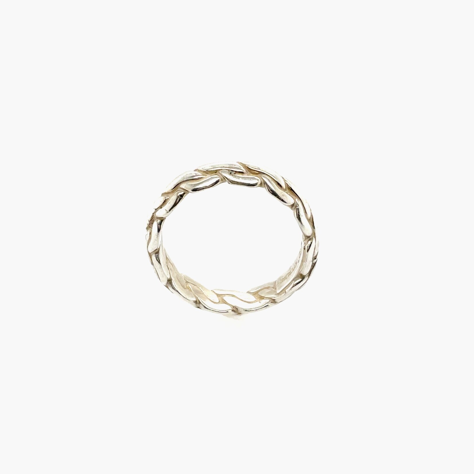 Sterling Silver Rope Chain Style Band Size #9
