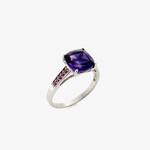 10K Amethyst/Pink Sapphire, Size 9