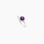 14K Purple Amethyst Ring, Size 7