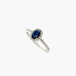 14K Blue Sapphire, Size 7