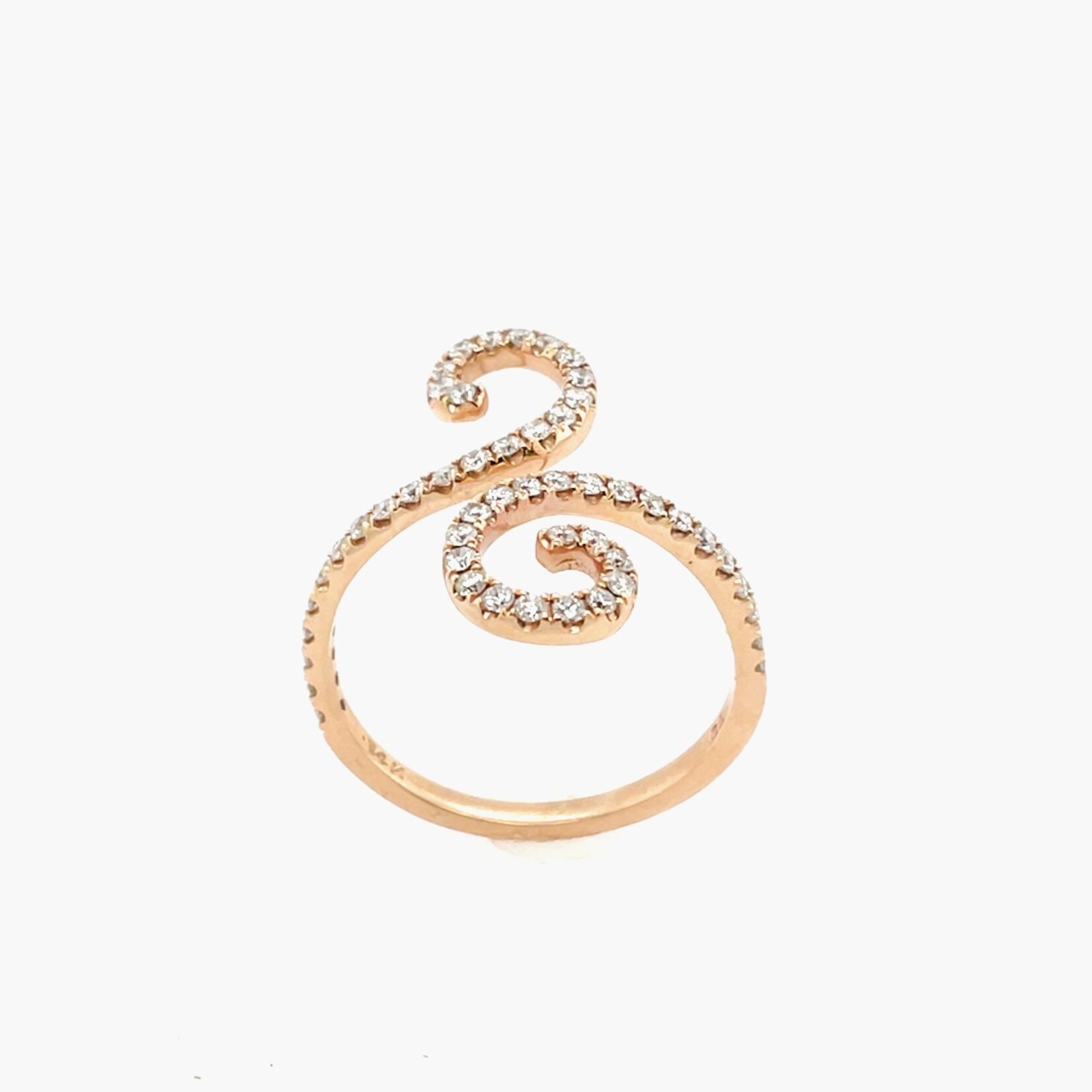 14K Rose Gold Ring, Size 7