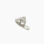 14K Diamond Cluster Ring, Size 7