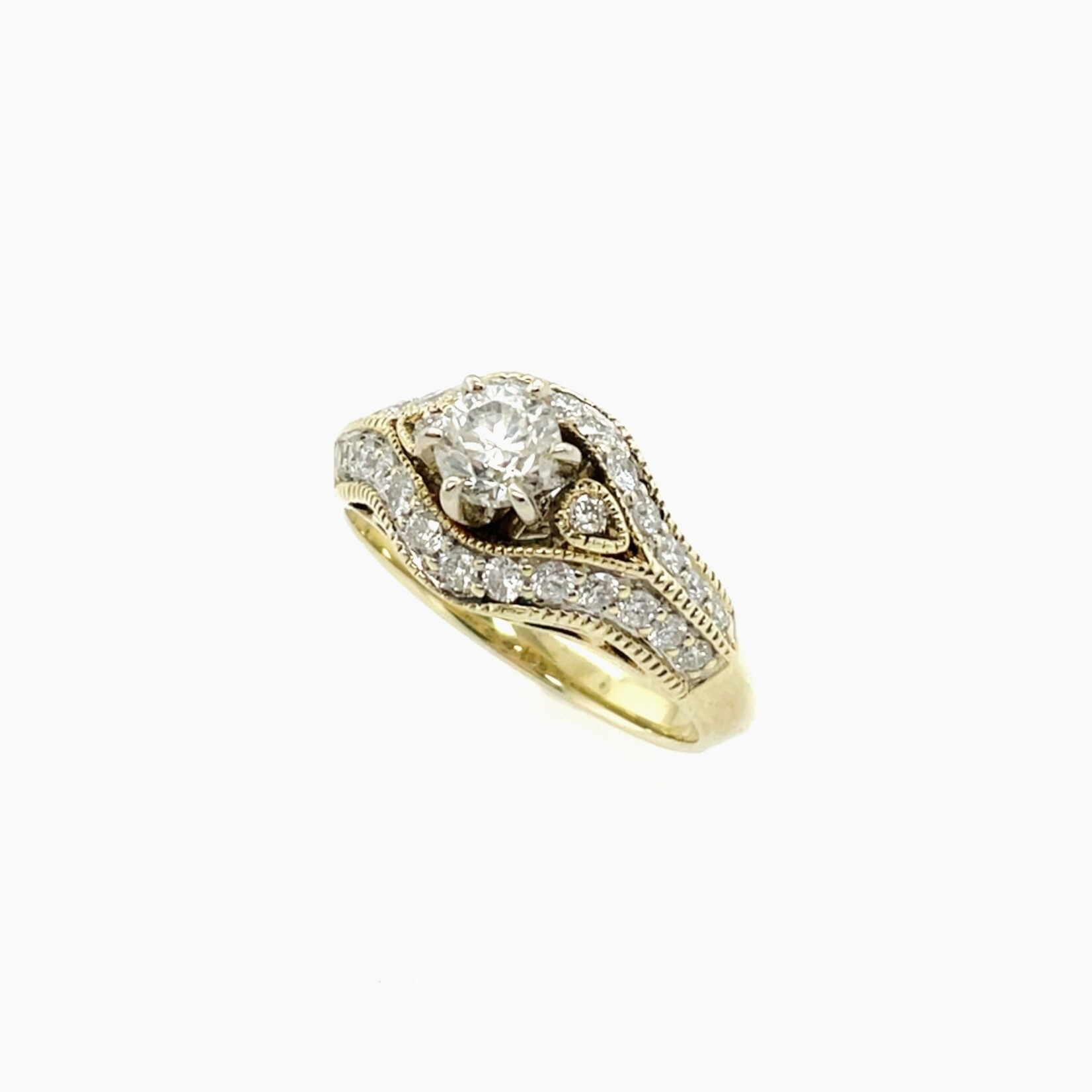 14K SI1 Diamond Ring, Size 6.5